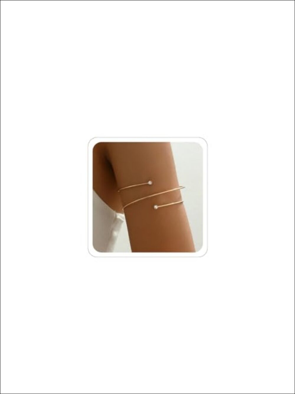 Multi-Layered Cross Arm Cuff Adjustable Bangle Bracelet